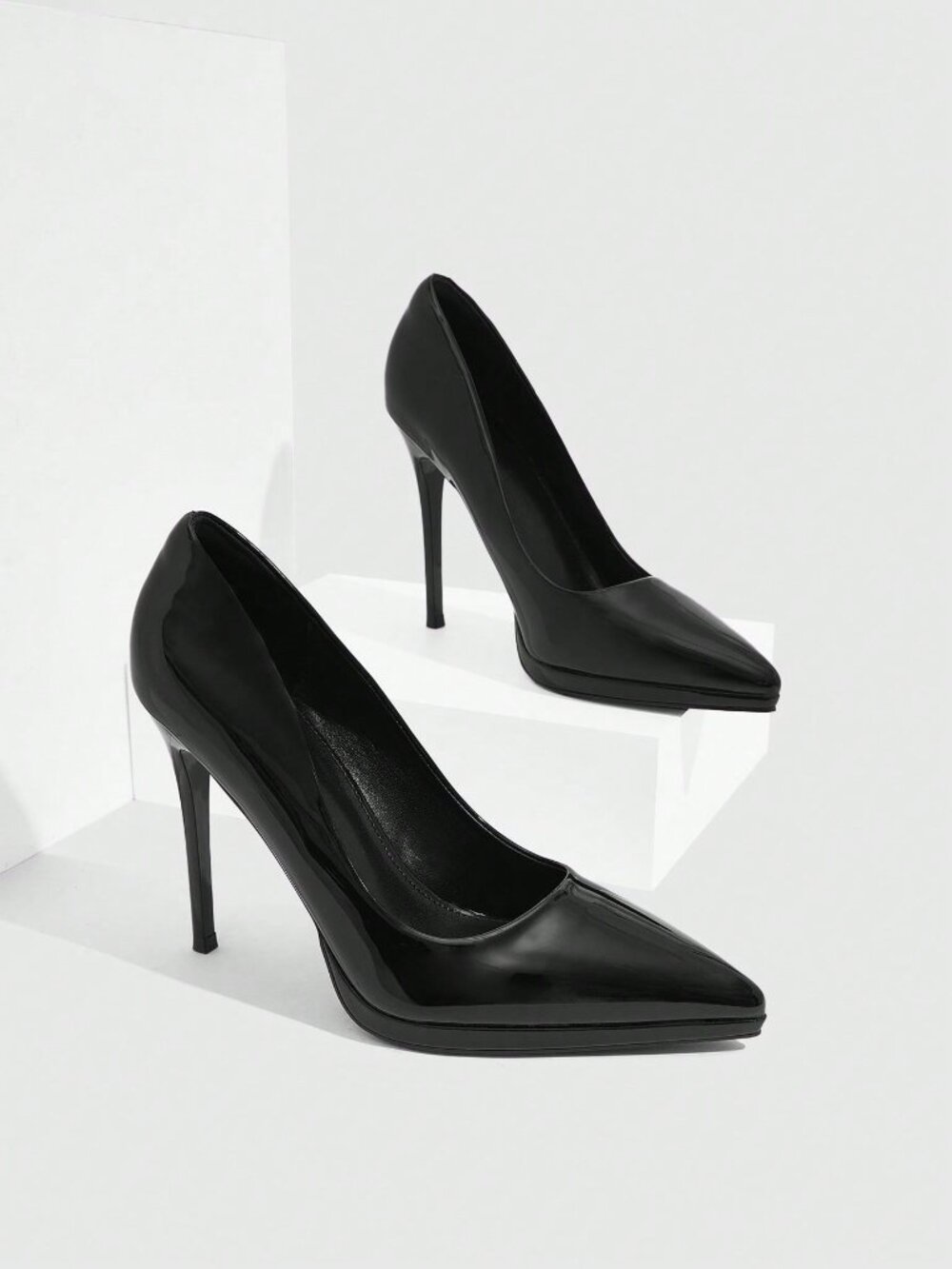 Black Sexy Women's Classic Elegant Pointed Toe High Heels